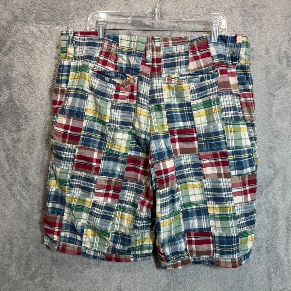 Aeropostale‎ Mens Plaid Patchwork Shorts Size 36 Casual Colorful